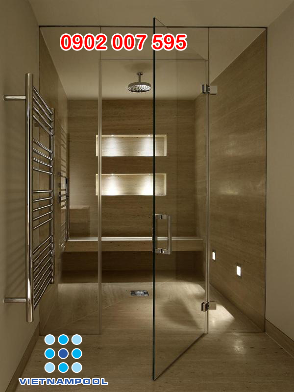 Phòng xông hơi ướt xây ốp SB 07